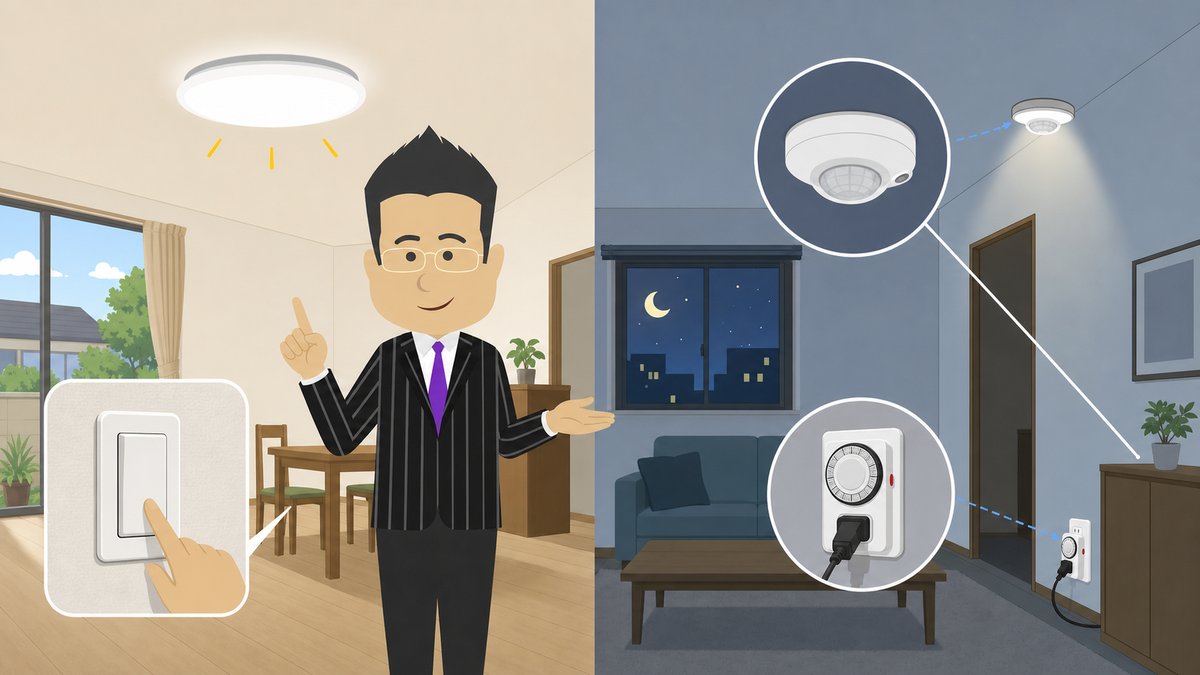 電気つけっぱなしは月いくらかかる？LED照明別の電気代と効果的な節電